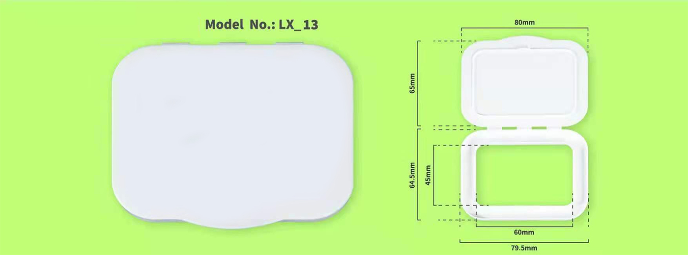 البلاستيك مناديل مبللة غطاء لي-13