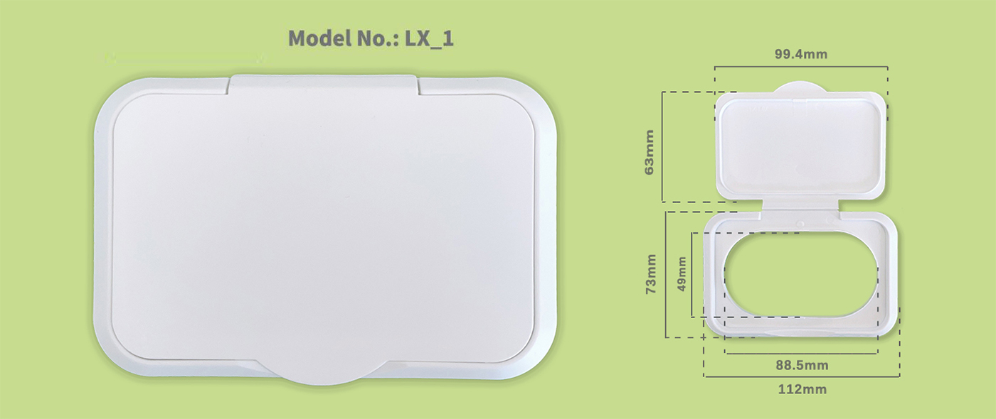 البلاستيك مناديل مبللة غطاء لي-1